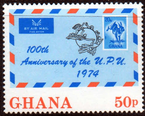 Ghana 1974 Universal Postal Union SG 707 Fine Mint