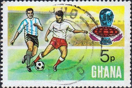 Ghana 1974 World Cup Football Championship SG 715 Fine Used