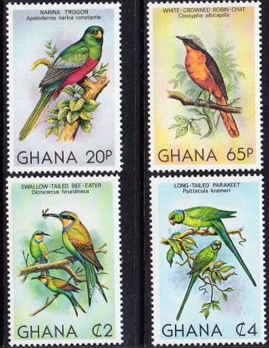 Ghana 1981 Birds Set Fine Mint