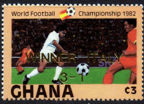 Ghana 1982 World Cup Football Championship SG 1031 Fine Mint