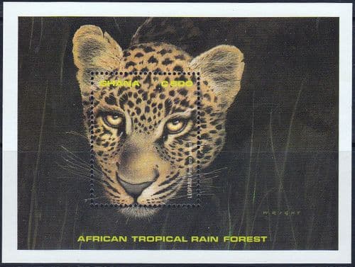 Ghana 1990 African Tropical Rain Forest Miniature Sheet MS 1469 Fine Mint