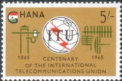 Ghana International Telecommunication Union SG 372 Fine Mint