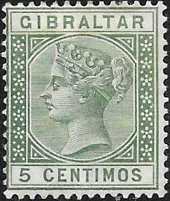 Gibraltar 1889 SG 22 Queen Victoria Head Fine Mint