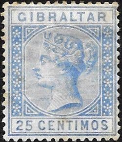 Gibraltar 1889 SG 26 Queen Victoria Fine Mint