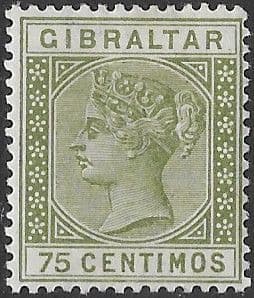 Gibraltar 1889 SG 29 Queen Victoria Head Mint