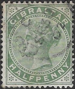 Gibraltar 1898 SG 39 Queen Victoria Head Fine Used