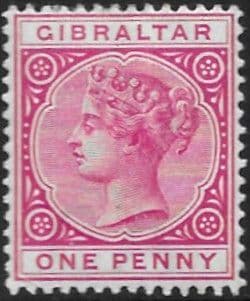 Gibraltar 1898 SG 40 Queen Victoria Head Fine Mint