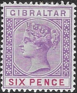 Gibraltar 1898 SG 44 Queen Victoria Fine Mint