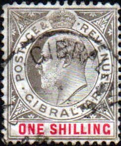 Gibraltar 1904 SG 61 King Edward VII Head Fine Used