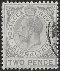 Gibraltar 1921 SG 93 King George V Head Fine Used