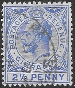 Gibraltar 1921 SG 94 King George V Head Fine Used