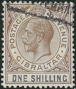 Gibraltar 1925 SG 102 King George V Head Fine Used