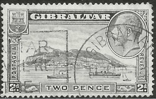 Gibraltar 1931 George V Rock of GibraltarSG 112 Fine Used