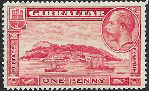 Gibraltar 1931 SG 110 George V Rock of Gibraltar Fine Mint