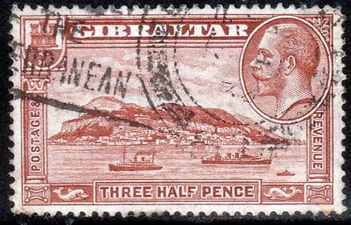 Gibraltar 1931 SG 111a George V Rock of Gibraltar Fine Used