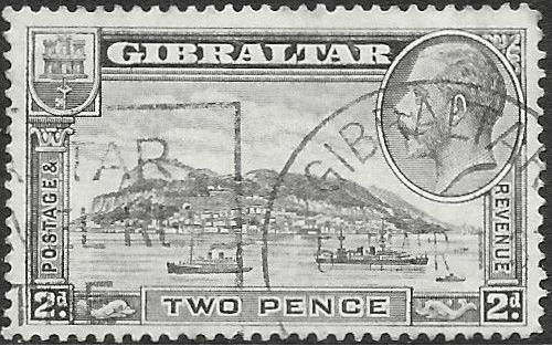 Gibraltar 1931 SG 112a George V Rock of Gibraltar Fine Used