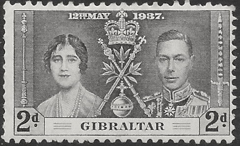 Gibraltar 1937 King George VI Coronation SG 119 Fine Mint