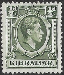 Gibraltar 1938 SG 121 King George VI Head Fine Mint
