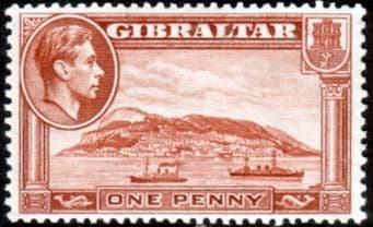 Gibraltar 1938 SG 122a The Rock Fine Mint
