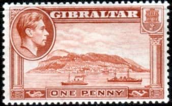 Gibraltar 1938 SG 122d The Rock Fine Mint