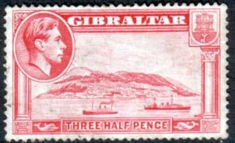 Gibraltar 1938 SG 123a The Rock Fine Used
