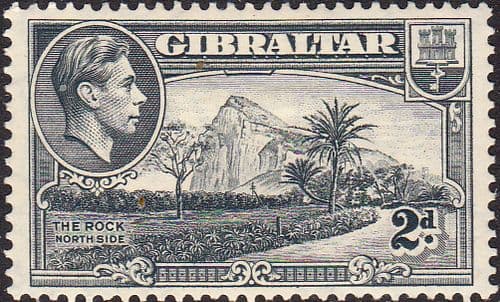 Gibraltar 1938 SG 124b The Rock Fine Mint