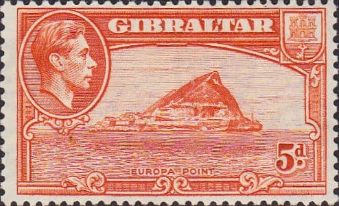 Gibraltar 1938 SG 125c Europa Point Fine Mint