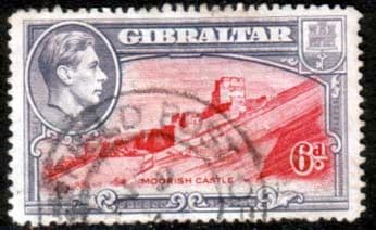 Gibraltar 1938 SG 126 Moorish Castle Fine Used