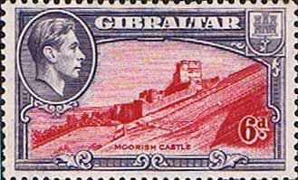Gibraltar 1938 SG 126b Moorish Castle Fine Mint