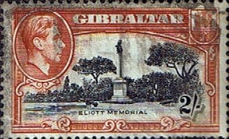 Gibraltar 1938 SG 128b Southport Gate Good Used
