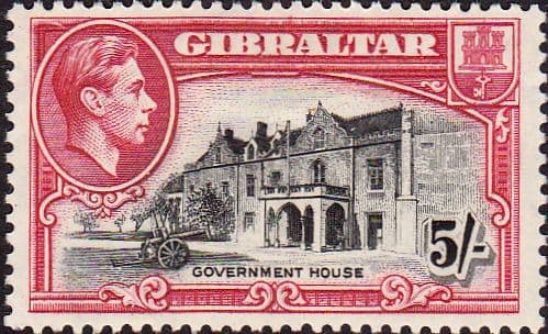 Gibraltar 1938 SG 129b Goverment House Fine Mint