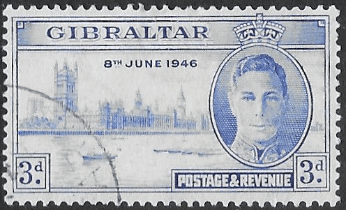 Gibraltar 1946 SG 133 Victory Fine Used