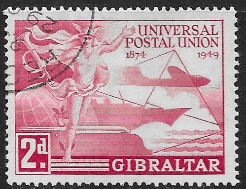 Gibraltar 1949 SG 136 Universal Postal Union Fine Used