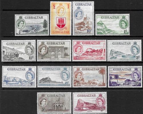 Gibraltar 1953 Set Complete Fine Mint