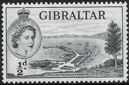 Gibraltar 1953 SG 145 Cargo and Passenger Wharves Fine Mint