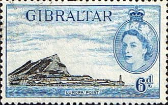 Gibraltar 1953 SG 153 Europa Point Fine Used