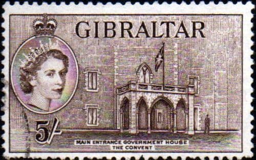 Gibraltar 1953 SG 156 Government House Convent Fine Used