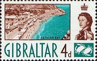 Gibraltar 1960 SG 165 Catalan Bay Fine Mint