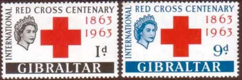 Gibraltar 1963 Red Cross Centenary Set Fine Mint