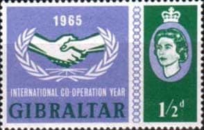 Gibraltar 1965 SG 182 International Cooperation Year Fine Mint