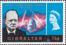 Gibraltar 1966 Churchill SG 184 Fine Mint