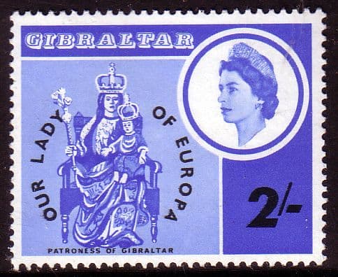 Gibraltar 1966 Our Lady of Europe SG 195 Fine Mint