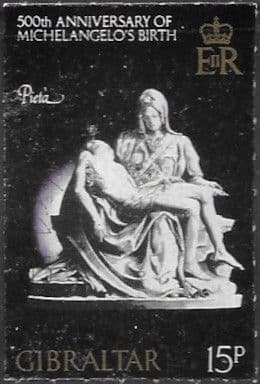 Gibraltar 1975 Michelangelo SG 357 Fine Used