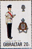 Gibraltar 1975 Military Uniforms SG 343 Fine Mint