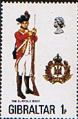 Gibraltar 1976 Military Uniforms SG 363 Fine Mint