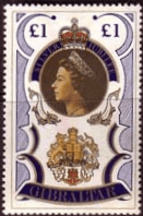 Gibraltar 1977 Royal Silver Jubilee SG 372 Fine Mint