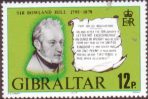 Gibraltar 1979 Rowland Hill SG 418 Fine Mint