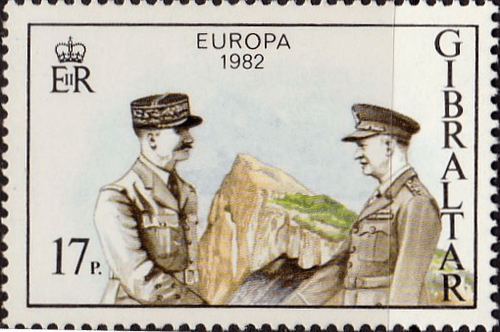 Gibraltar 1982 Europa Operation Torch SG 480 Fine Mint