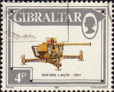 Gibraltar 1987 Guns SG 572 Fine Used