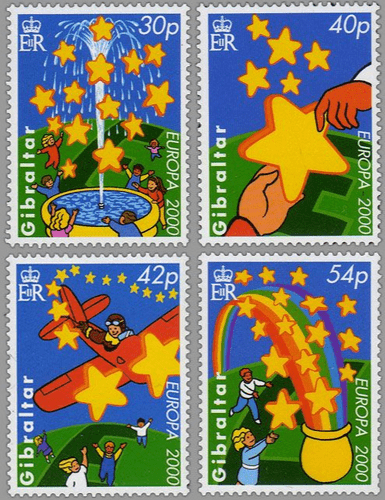 Gibraltar 2000 Europa Set Fine Mint